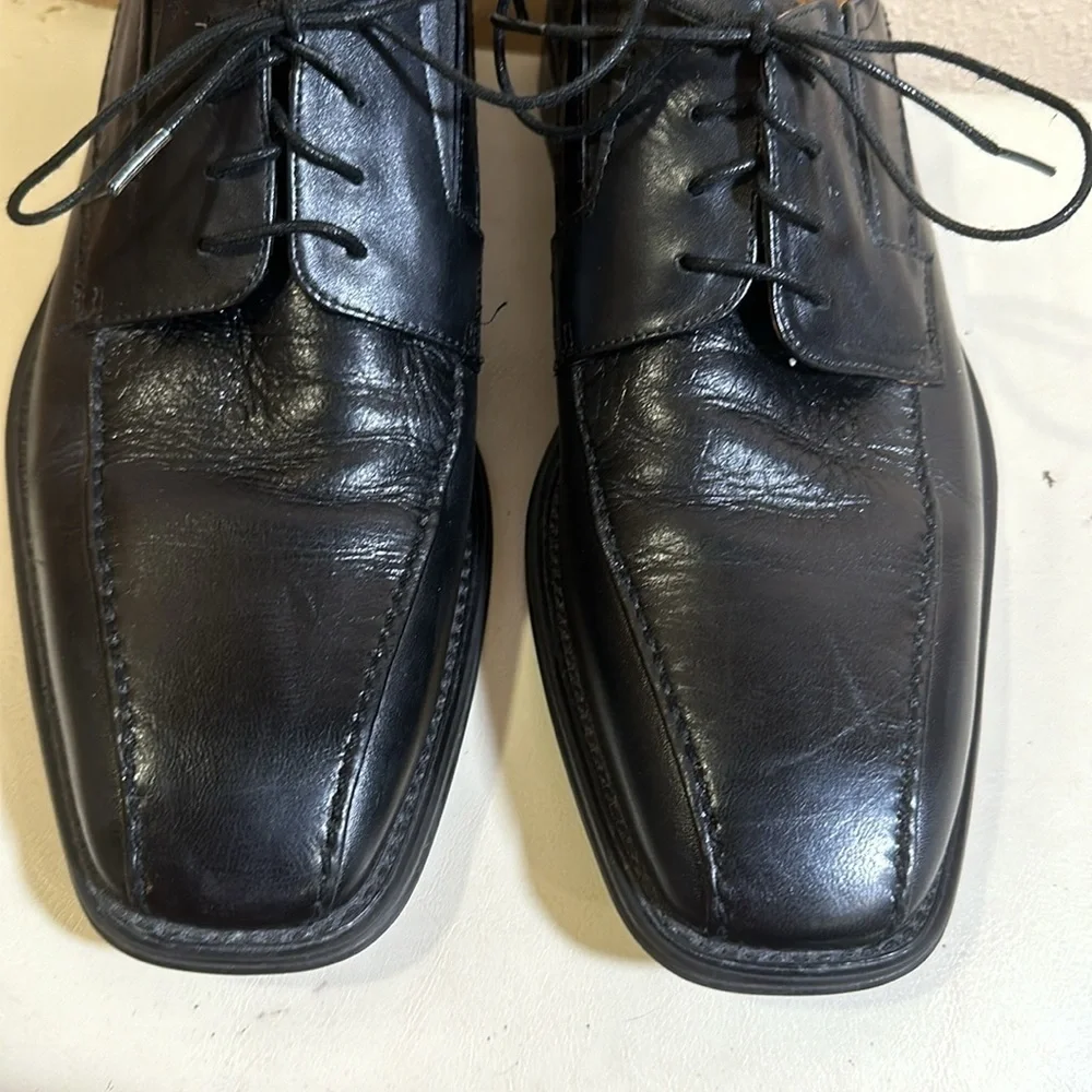 Brass boot dress shoes, size 9